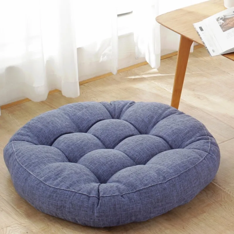 Großes Bodens itz kissen verdickt Tatami Bodens tuhl Sitzkissen polster getuftet runde quadratische große Kissen Stuhl polster Ottomane Hocker Image