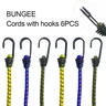 Set di corde elastiche elastiche da 6 pezzi corda legata cinghie per bagagli ad alta elasticità
