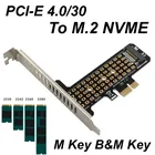 M.2 NVME B&M Chiave A PCIe 4.0/3.0 X1 x1 X4 x8 x16 Interfaccia Adattatore Scheda PC Scheda Madre Per