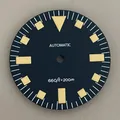 SKXHouseDial-Cadran de montre rétro cadran de montre orange noir N64.28.5 mm accessoires de