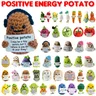 Positive Kartoffel Mini positive Energie Kartoffel Plüsch Strick puppe mit Karte aufmuntern