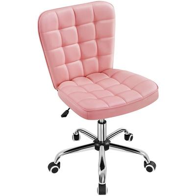 Yaheetech - Bürostuhl Schreibtischstuhl Ergonomisch Drehstuhl höhenverstellbar Kosmetikhocker Image