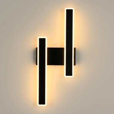 Goeco - Moderne LED-Wandleuchte, Linienform, Wandleuchte, Warmweiß 3000 k, für Schlafzimmer, Image