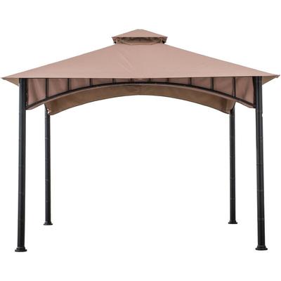 Sunjoy - Stoff Pavillion lauro in Braun - 340cm x 340cm Image