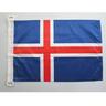 AZ FLAG Bandiera NAVALE Islanda 45x30cm - Bandiera MARITIMA Islandese 30 x 45 cm Speciale nautismo