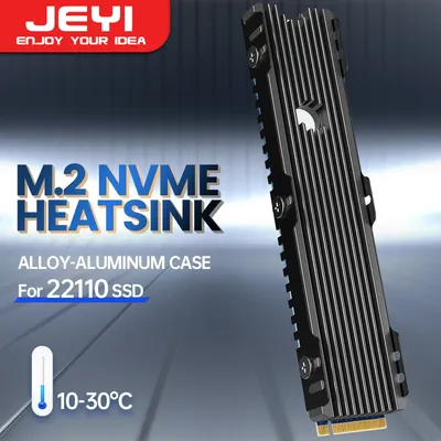 JEYI 22110 SSD Heatsink M.2 NVME Radiator Aluminum Alloy PS5 M.2 PCIE SATA SSD Efficient Radiator