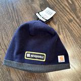 Carhartt Accessories | Carhartt Knit Uncuffed Beanie Hat Short Beanie Winter Authentic | Color: Blue/Green | Size: Os