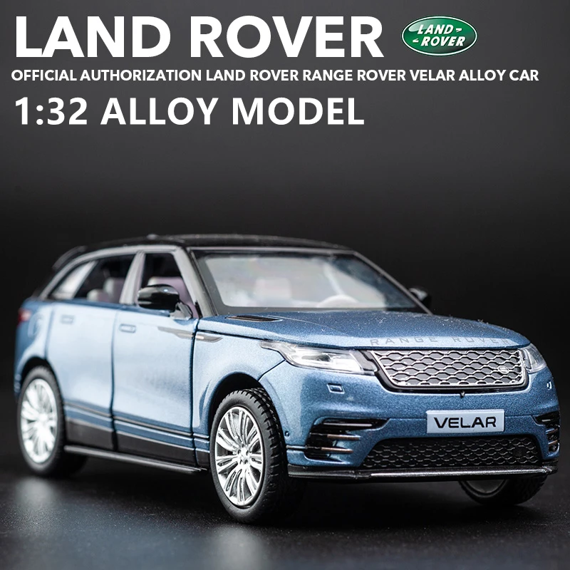 1:32 Land Range Rover Velar modello auto in lega pressofuso e giocattolo veicoli in metallo modello auto giocattolo alta simulazione suono luce regalo giocattolo per bambini
