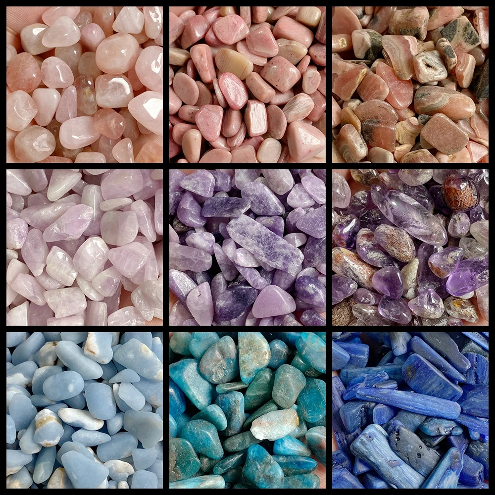 7-9MM 20/50/100G 1KG Ungebohrt Natürliche Mineral Chip Stein Nugget Healing quarz Kristall Kies Home Decor Aquarium Dekoration Image