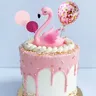 Flamingo Kuchen Dekoration rosa Flamingo Harz Statue DIY Kuchen Topper für Geburtstag Flamingo Party