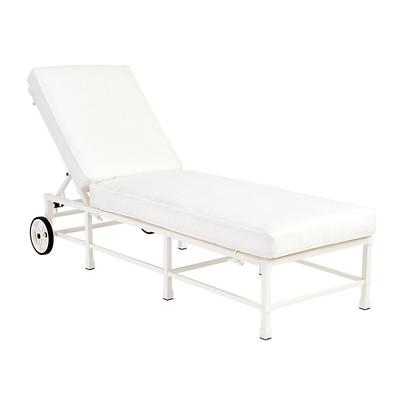 Suzanne Kasler Directoire White Chaise with 1 Cushion - Ballard Designs