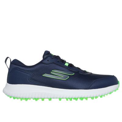 Skechers Men's GO GOLF Max Fairway 4 Shoes | Size 9.0 | Navy/Lime | Synthetic/Textile