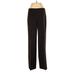 KORS Michael Kors Wool Pants - Low Rise: Black Bottoms - Women's Size 4