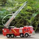 Elektrische Feuerwehr auto Modell Kinder Spielzeug Spray Wasser Feuerwehr auto Leiter LKW Ingenieur