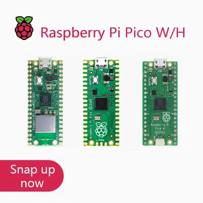 Original Raspberry Pi Pico W mit kabellosem WiFi-Entwicklungsboard, Pico oder Pico H mit Pin-Header, Image