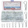 265PCS Cotter Pins r pins - Sturdy & Durable Alloy Steel - R- Shaped Heavy Duty Cotter Pin