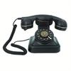 Corded Landline Phone For Home, Black Retro Telephone, Vintage Old Fashion Telephone Set, Desktop Antique Telephones For School Office Hotel Decor