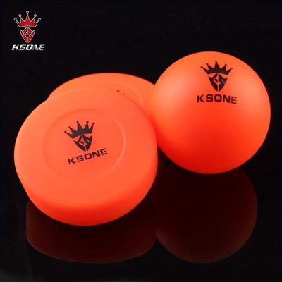 Dry Ice Street Hockey Ball - Durable And Versatile Puck For Land And Roller Skating Hockey