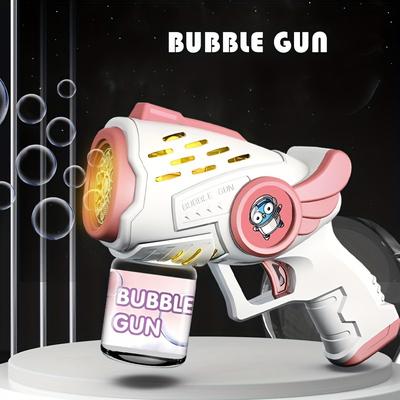 1pc Cartoon Electric Angel Fully Automatic 20-hole Bubble Gun Toy (batteries And Bubble Liquid Not Included)