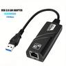 Usb 3.0 To Rj45 Lan Ethernet Wired Adapter 100 Mbps Network Cable For Pc Windows Usb 3.0 Network Card