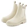 Stiefelette ELBSAND, Damen, Gr. 40, beige, Obermaterial: 100% Rindsleder. Futter: 100% Synthetik. Decksohle: 100% Synthetik. Laufsohle: 100% Synthetik, unifarben, casual, Schuhe, Chelseaboots, Schlupfstiefel, Bikerboots aus Leder