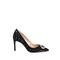 Dee Ocleppo Womens Office Party Velvet Guggenheim Pump Black Leather - Size UK 5 | Dee Ocleppo Sale | Discount Designer Brands