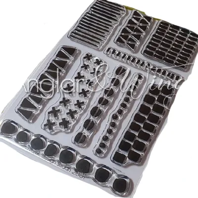 2022 New Arrival Background Patter Transparent Clear Silicone Stamp/Seal for DIY Scrapbooking/photo