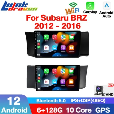 Carplay Auto 4G LTE Android 12 For Toyota GT 86 For Subaru BRZ 2012 - 2016 IPS Screen Car Radio Audio Multimedia Player Wireless