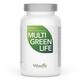 VITACTIV Multi Green Life - Green Food Multivitamin Präparat - Natur Komplex 100 Nährstoffe - Vitamin C, D, E, B Vitamine - Mineralien, Enzyme, Omega3, Vitalpilze, Probiotika, Superfood - 90 Kapseln