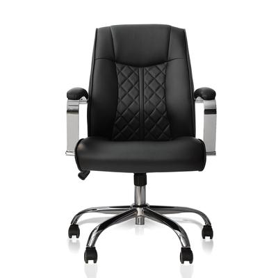 Monaco Customer Chair 16” to 23” Adjustable Seat Height, Black - N/A