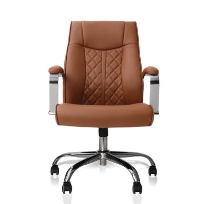 Monaco Customer Chair 16” to 23” Adjustable Seat Height, Cappuccino - N/A