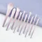 10 stücke lila weiche flauschige Make-up Pinsel Set Kosmetik Foundation Rouge Puder Pinsel Lidschatten Mischung Make-up Pinsel Beauty Tools