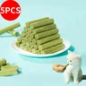 5 pezzi di bastoncini di erba per gatti snack per gatti liofilizzati dolcetti per la pulizia orale