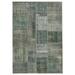 Green 67" x 97" L Area Rug - Lofy K?rk Yama Patchwork Machine Woven Rectangle 5'7" x 8'1" Indoor/Outdoor Area Rug in 97.0 x 67.0 x 0.4 in | Wayfair