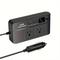 Onduleur de puissance 200w pour voiture-convertisseur cc 12v à 110v ac avec 3 usb type-c et écran d