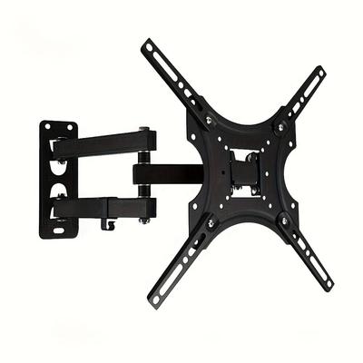 TEMU 1pc Full Motion Tv Monitor Wall Mount Bracket, Articulating Arms Swivels Tilts Extension Rotation, For Most 32-55 Inch Led Lcd Flat Curved Screen Tvs & Monitors, Max 15.75x15.75in, Up To 44lbs