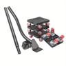 1 Set Heavy Furniture Lifter With Extension And 4-wheel Crowbar, Furniture Mover, Furniture Moving Tool