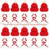10/20pcs, Mini Christmas Hat, Mini Christmas Hat And Scarf Set, Mini Christmas Knit Hat, Santa Hat Small For Christmas Bottle Cover, Doll House, Christmas Parties