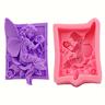 Angel With Flower Soap Molds, Angel Silicone Molds Angel 3d Flower Fairy Soap Molds For Soap Making Angel Soap Molds For Handmade Soap Diy Art Craft Decoration
