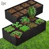 1pc, Fabric Elevated Garden Bed, 8 Grids Plant Grow Bag, Outdoor Plant Planting Bed Bag Non-woven Planting Container For Planting Potato, Tomato, Flower, Vegetable