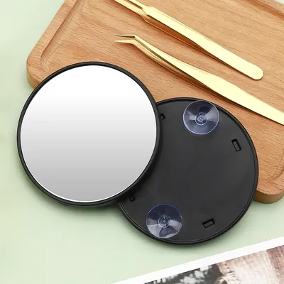 5x/10x/15x Portable Mirror Round Magnification Mirror With Suction Cup Blackhead Magnifying Mirror For Bathroom Makeup Mirror