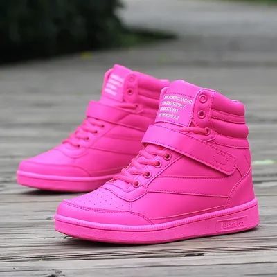 Women's Sports Shoes Ｗomen's Spring White Slope-Heeled Sports Shoes Women's Casual Vulcanized