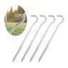 4x Tent Pegs Tent Stakes Hexagon Rods Stakes Aluminium Alloy Ground Stakes Tent Nails for Garden