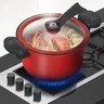 Pressure Cooker 3.5L Soup Meat Pot Rice Cooker Gas Stove Micro Pressure Cooker Stew Pot Non-Stick