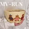 New Korean Instagram Bowl Original Three Little Bear Cartoon 8-inch Plate Household Thickened Ceramic Tableware Bowl Plate Set