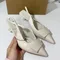 Formal high heeled sandals for woman concise Office Lady Slingbacks Stilettos sexy pointed toes