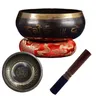 Nepal Tibetan Singing Bowl Sound Buddhism Nepalese Buddhist Tibet Copper Bowls for Yoga Meditation