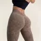 Seamless High Waist Yoga Pants Stretchy Peach Lifting Yoga Pants for Women Running and Workout