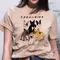 French Bulldog t-shirts women comic Tee girl Japanese comic y2k clothing