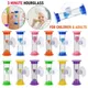 2/3 Minutes Sand Timer Colorful Hourglass Sandglass Sand Clock Timers Sand Timer Shower Timer Tooth